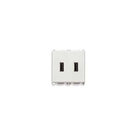 14293 Unita' Uscita 5V 1A per Dispositivi Elettronici 2 Prese Usb