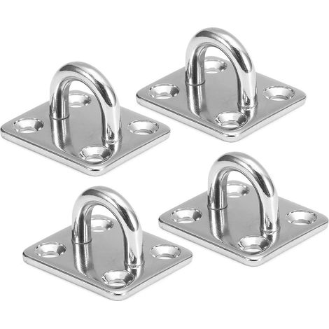 4-teilige Edelstahlösen, Bootsbeschläge, multifunktionale Wandhaken