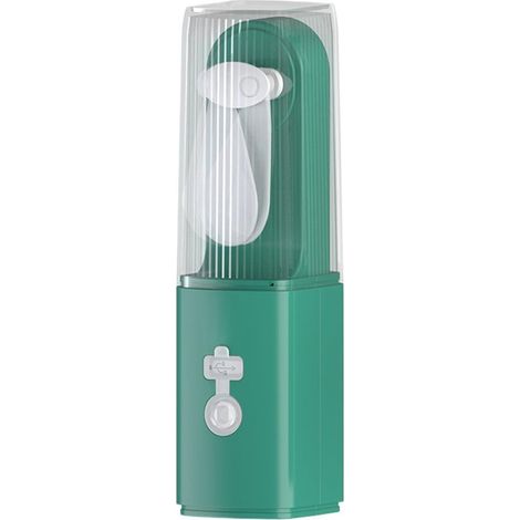 Ventilatore portatile ricaricabile,ventilatore palmare USB con torcia,Dispositivo di raffreddamento multifunzionale per esterni (1/3)