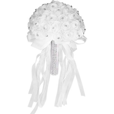 Bouquet Artificiel pour Mariage - Décoration Florale Écologique et Sans Odeur pour Fêtes Romantiques