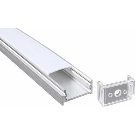 Lot de 5 Barres de Profilé ASLED en Aluminium 2m - PRSXL5X2M (1/2)