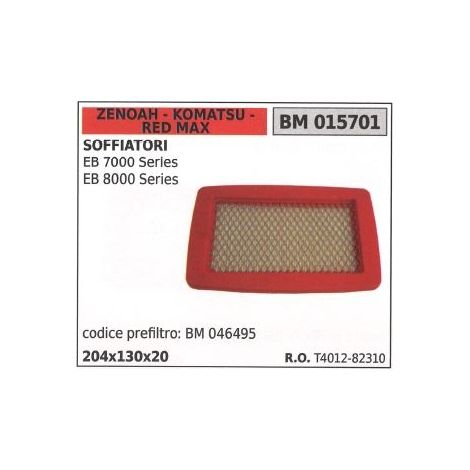 ZENOAH Luftfilter für Gebläse EB 7000 SERIE EB 8000 SERIE 015701