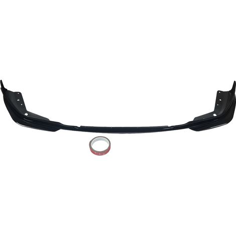 Spoiler delantero, ajuste personalizado para sedán compacto de lujo, material duradero, negro brillante. (1/2)
