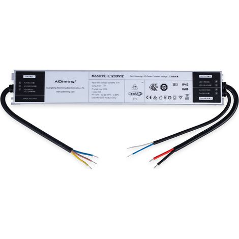Alimentation LED dimmable DALI DT6 - 12V - 10A - 120W
