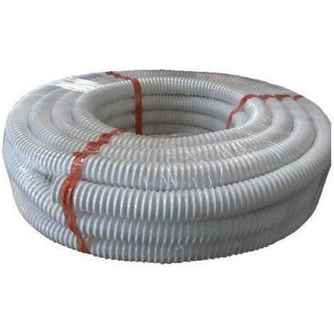 Tubo di scarico flessibile a spirale in PVC - Rotolo da 20m