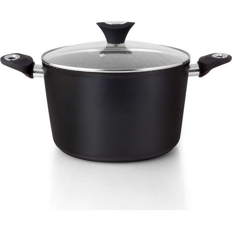 Olla Aluminio 24cm 6L Cacerola ORBEGOZO CFH 3024   Tapa incluida