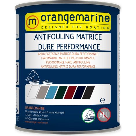 Antifouling ORANGEMARINE matrice dure PERFORMANCE - 750 ml - blanc douvre