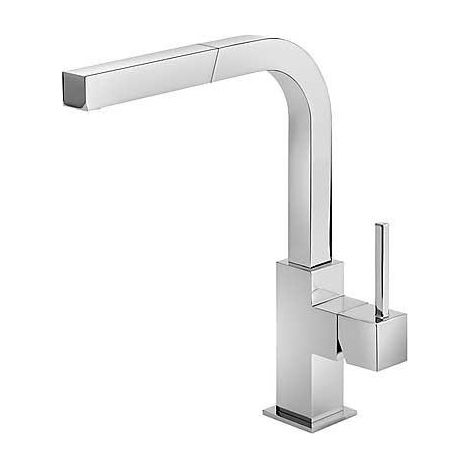 GRIFO MONOMANDO CON CAÑO EXTRAÍBLE PARA COCINA CON (1/2)