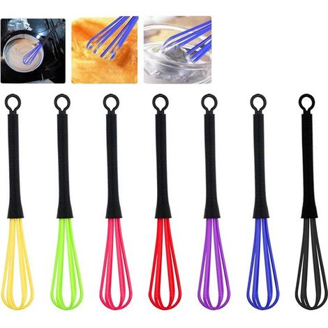 Set di mini fruste, ergonomiche e antiscivolo, 7 pezzi, in plastica (1/5)