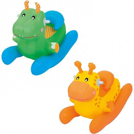 Dondolo giraffa e dinosauro bestway 86x43x63 cm