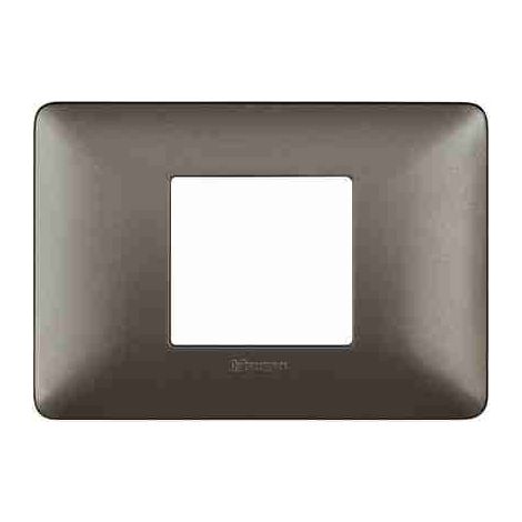 BTIAM4819MIR Placca Matix 2 moduli centrati