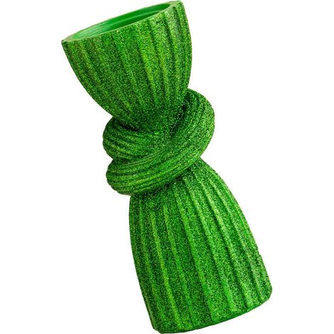 Portacandele decorativi, portacandele affusolati, portacandele per feste - Verdi