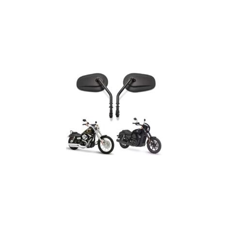 Motorrad-Rückspiegel Harley-Rückspiegel High-End-Vollmetall-Rückspiegel Harley-Rückspiegel schwarz (1/4)