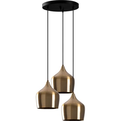 Lámpara colgante Momo 22 Vintage (3 luces) (1/5)