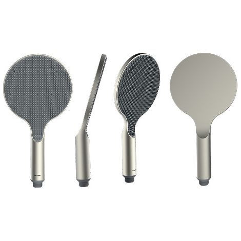 Pomme de douche ronde 140mm nickel satiné Apice - Bossini B00900094