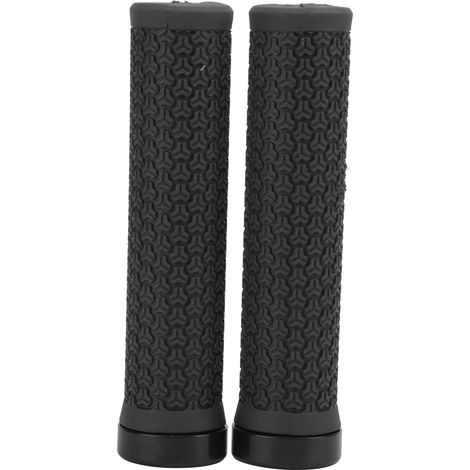 ZTTO Poignées de Vélo de Montagne Antichoc à Verrouillage Unique, Grips en Caoutchouc Noir pour Guidon de Bicycle (1/5)
