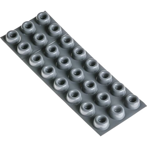 Butée adhésive Adhésif 3M Cylindrique 22.3mm en PUR ( Prix pour Sachet de 48 )