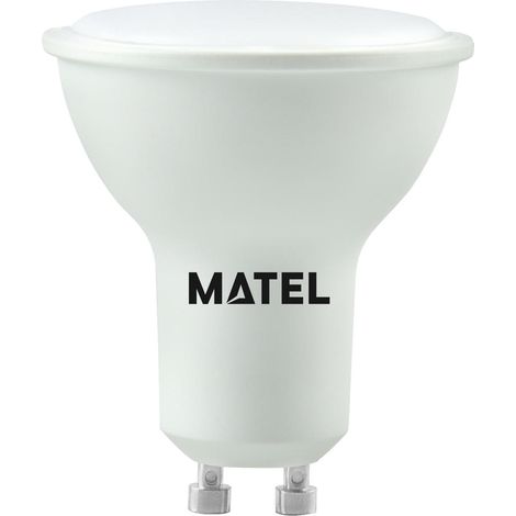 BOMBILLA LED DICROICA MATEL GU10 7W CÃLIDA (1/4)