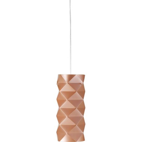 Sospensione Moderna Prisma Polilux ® Rame E Metallo Cromo 1 Luce E27 (1/2)