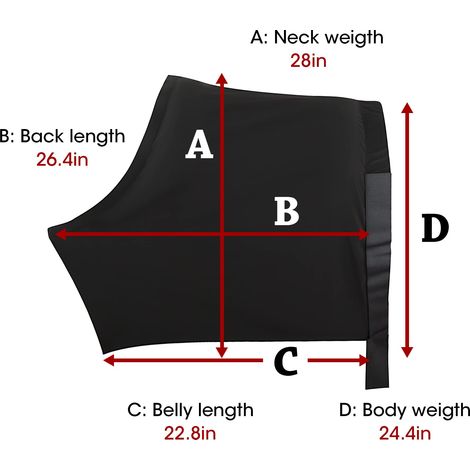 Protection d'épaule pour chevaux, gilet en spandex très élastique - Bavoir anti-frottement - Noir (taille L)