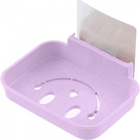 Savon Porte-Savon Porte-Vaisselle avec Douche Mural adhésif Savon Porte-éponge pour Salle de Bains Cuisine Non Forage Plastique (1/5)