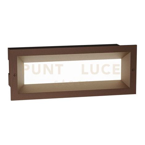 GES1192N- SEGNAPASSI INCASSO LED 4000K 639LM 13W COLORE MARRONE