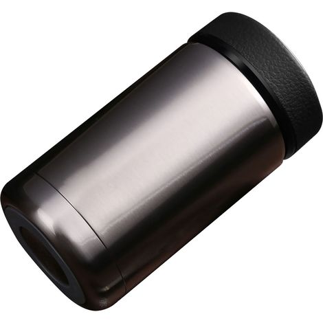 Bouteille isotherme en acier inoxydable 380 ml, idéale comme cadeau pour les étudiants ou pour les voyages et les activités sportives en plein air (camping, etc.). Couleur acier. (1/5)