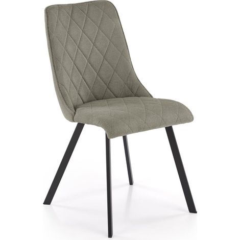 Silla Houston 1770, Olivo claro, 81x50x54cm, Tapiz, Metálico