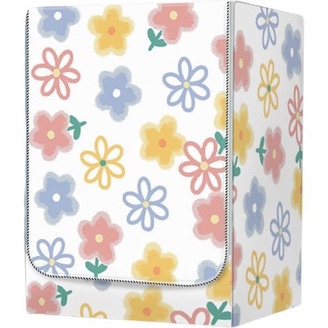 Housse de machine à laver imperméable (capacité M 8-10 kg, motif graffiti rose)-AquaForge (1/5)
