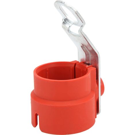 Support de fiche de remorque universel, étanche, protecteur rigide pour connecteur 7-13 broches, rouge. (1/5)