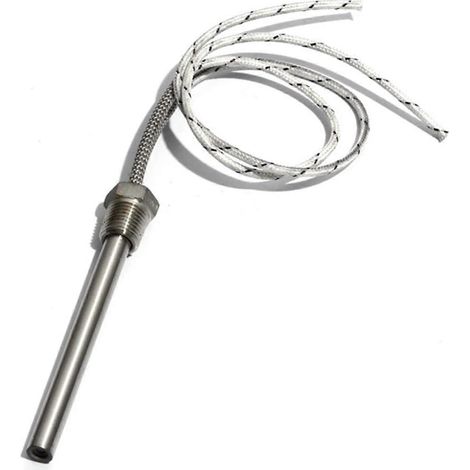 Chauffage cylindrique fileté DN20, 110 V, 1200 W, élément chauffant en acier inoxydable, convient aux moules et aux réservoirs de stockage. (1/4)