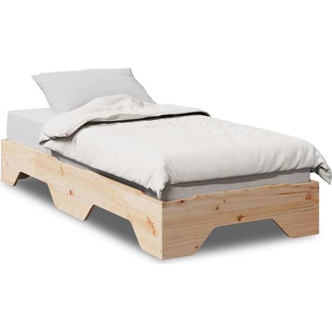 Maison Exclusive - Estructura de cama sin colchón apilable 75x190