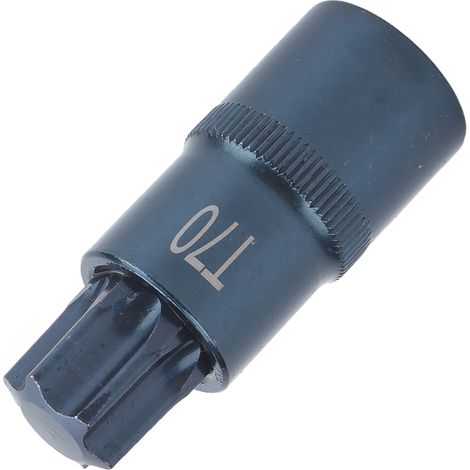 Douille Embout Étoile S2 Acier Allié Clé à Choc Électrique Outillage Trempé Bleui 1/2X55XH70 (1/5)