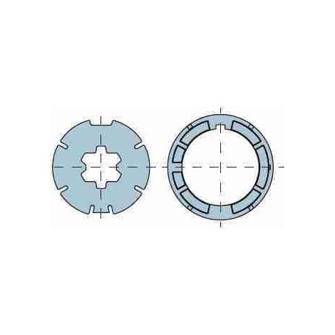 Nice 503.25003 - Adaptateur rond 45 Acmeda