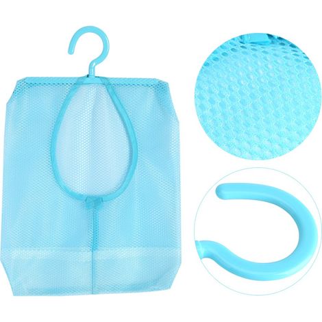 Mehrzweck-Aufbewahrungsbeutel aus Netzgewebe zum Aufhängen für Socken, Strümpfe, BHs, Unterwäsche, Badezimmer, Blau (1/5)