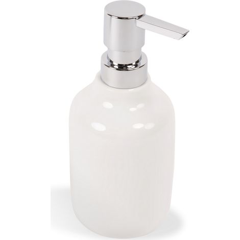Metaform - Dispenser sapone da appoggio Bianco in Ceramica Mod. Sophie