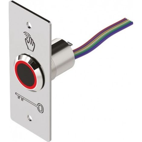 BOUTON POUSSOIR LUMINEUX INFRAROUGE BICOLORE 12/24V DC