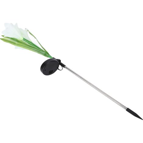 Lampes solaires LED lys blancs pour pelouse, jardin, villa, parc, allée – Décor paysager extérieur avec batterie intégrée (1/5)