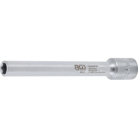 BGS  Vaso  hexagonal  extra  profundo  accionamiento  cuadrado  interior  10  mm  (3/8")  8  mm  -  9863-8