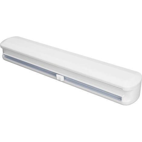 Distributeur Film Alimentaire - Lame Coulissante Réglable - Pour Film Et Papier Aluminium - 37 x 6,5 cm - 1 Pièce (1/5)