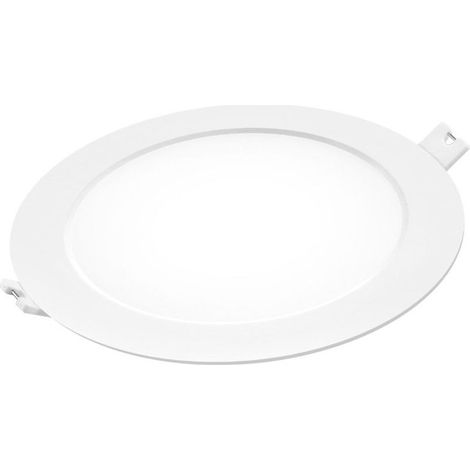 Downlight LED redondo empotrable (6W 4000K 660lm) IP20 Ø12,1cm color blanco