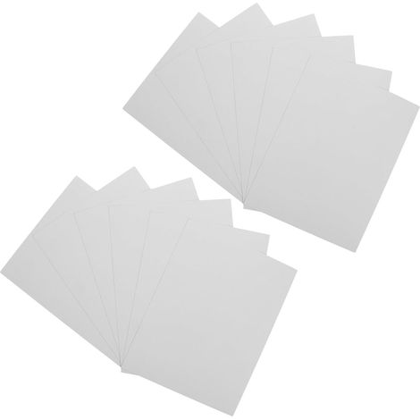 Inserts en Carton Blanc pour Chemises 100 Pièces 28X21 CM 300 G Support de Pliage Polyvalent pour Emballage Vêtements Présentation Rangement Loisirs Créatifs (1/5)