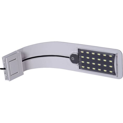 Éclairage LED pour petits aquariums, équipé de 36 LED blanches et bleues, 8W, 640LM (blanc) (1/4)