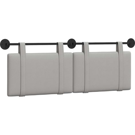 Maison Exclusive - Testiera sospesa Grigio Nuvola Tessuto