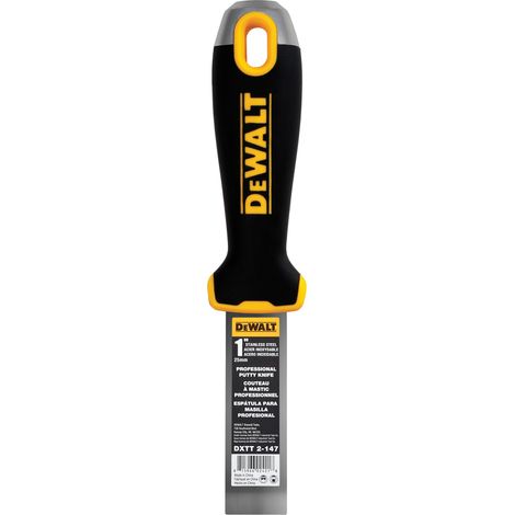 DeWALT Spachtel 25,4mm 1" Edelstahl Trockenbau Malerspachtel Stielspachtel 2-147
