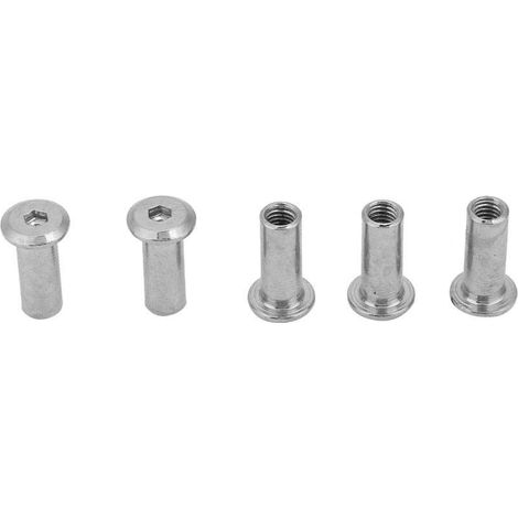 Écrous hexagonaux plats M6 M8 tête ronde és 30PCs (1/5)