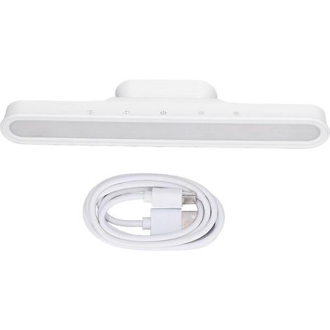 Dimmbare Touch-Lichtleiste, 3 Farben, 3000 bis 6000 K, Touch-Steuerung, wiederaufladbare Unterbauleuchte mit M