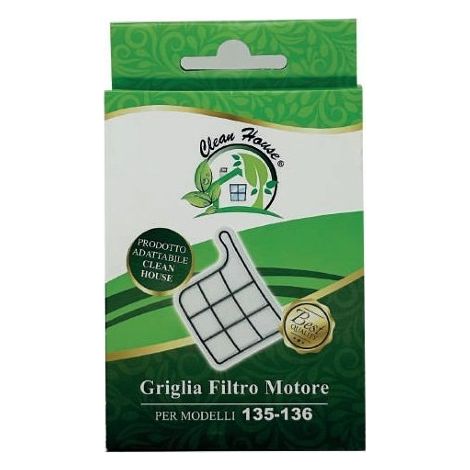 Griglia filtro motore per aspirapolvere mod. 135-136