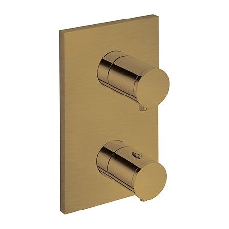 FACADE EXTERNE TRIVERDE LAITON 2 SORTIES VIEUX BRONZE - CRISTINA ONDYNA XT85292