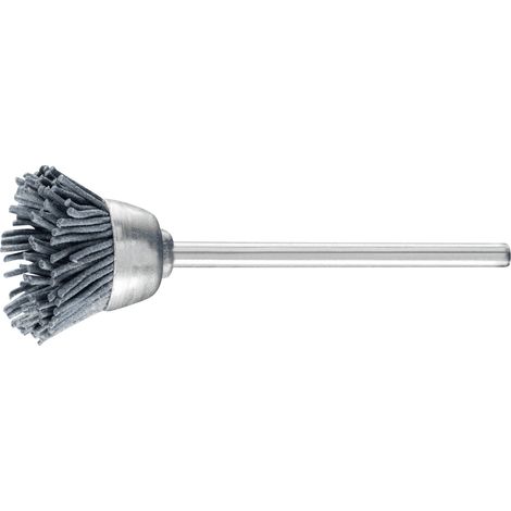 PFERD TOOLS Miniatur- Topfbürste TBU Ø 18 mm Schaft-Ø 2,34 mm SiC-Filament-Ø 0,55 mm Korn 320 10 Stk